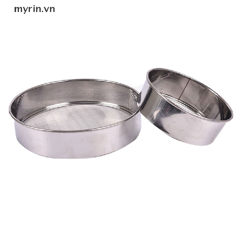 Rây Lưới Tròn Lọc Bột Bằng Inox Tiện Dụng Cho Nhà Bếp