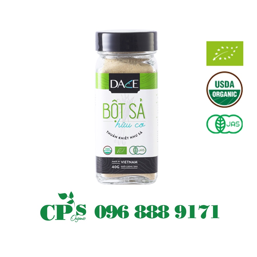 Bột sả hữu cơ Dace 40g