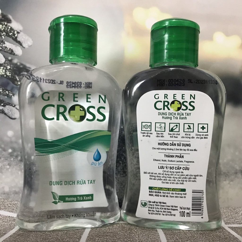 Green Croos Nước Rửa Tay Khô 100ml-Chính Hãng