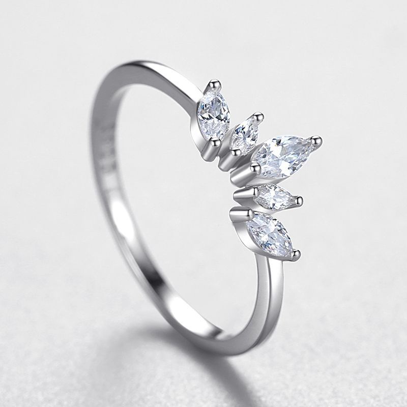 Nhẫn Bạc Vương Miện Công Chúa Khảm Đá Lấp Lánh Xinh Xắn N2653 Bảo Ngọc Jewelry