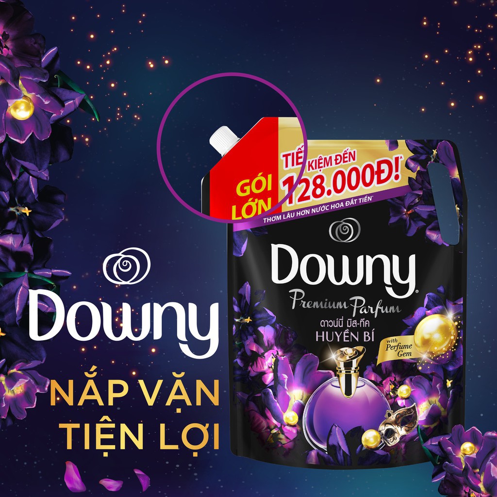 Nước Xả Vải Downy Dạng Túi Hương Nước Hoa Huyền Bí - Túi 240ml giá siêu hot