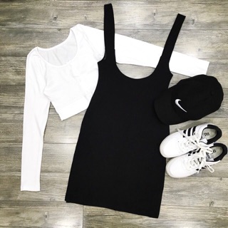 SET ÁO CROPTOP TD + VÁY YẾM HÀ GEM