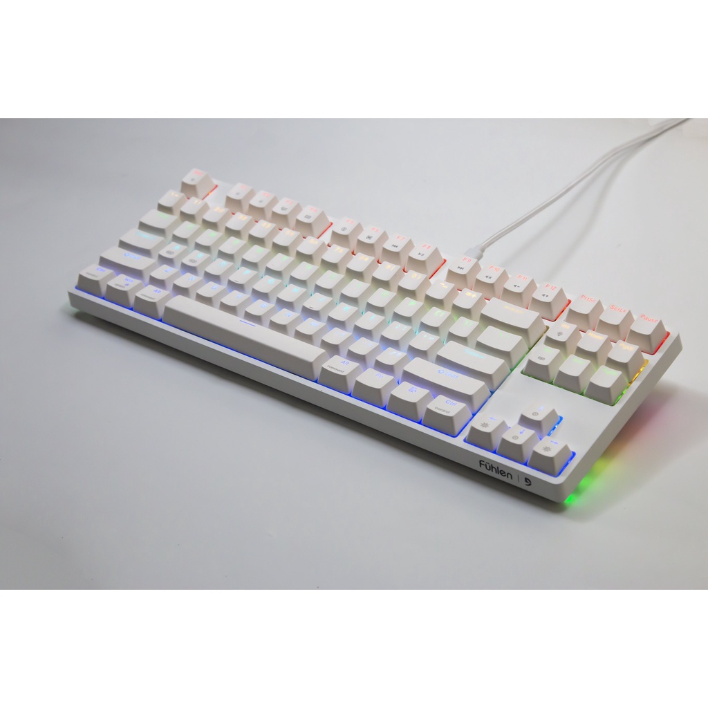 Bàn phím cơ gaming  Fuhlen D87s RGB red brown blue switch chính hãng Fuhlen - Bảo hành chính hãng 2 năm