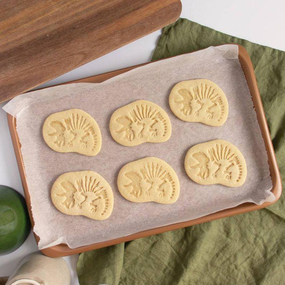Set 4 Khuôn Làm Bánh Quy Hình Đầu Lâu / Khủng Long Độc Đáo