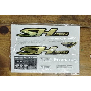 Tem thông số SH 150i nhập Ý nổi đẹp (trang trí thân xe máy Honda 2008