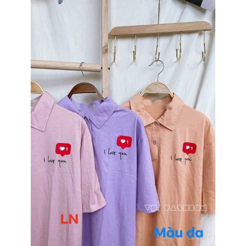 Áo polo trái tim số 1 LN11