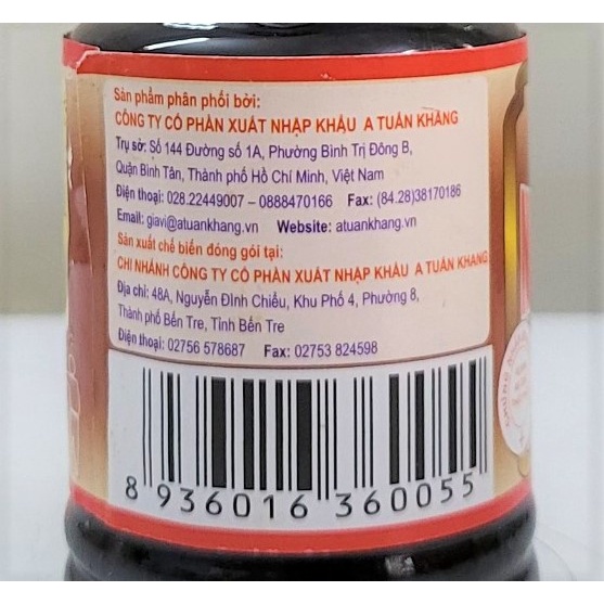 [Chai nhỏ 150g] NƯỚC MÀU ƯỚP THỊT, CÁ [VN] A TUẤN KHANG