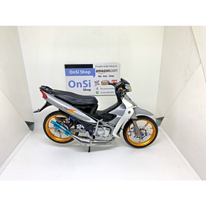 MÔ HÌNH YAZ 125cc  XE MOTOR ĐỘ TỈ LỆ 1/12