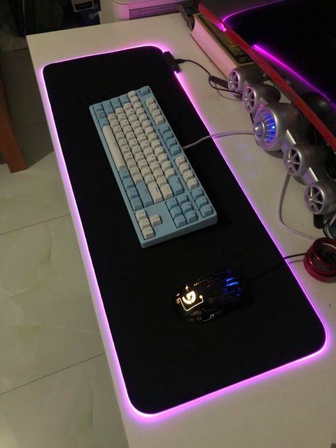 ( Big Sale khủng ) (Giảm sốc) Miếng lót chuột Led RGB [Pad Led RGB] Full size thiết kế hiện đại 2020