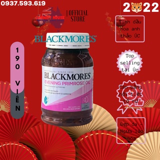 [Hàng Chuẩn ÚC] Blackmores Evening Primrose Oil - Viên uống tinh dầu hoa anh thảo 190 viên ĐẸP DA NGỪA LÃO HÓA NỘI TIẾT