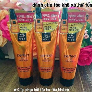 Kem Ủ Lạnh Tóc Phục Hồ Hư Tổn Mise En Scene tuýp 330ml