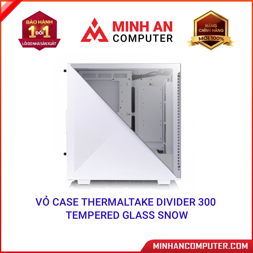 Vỏ case Thermaltake Divider 300 Tempered Glass Snow