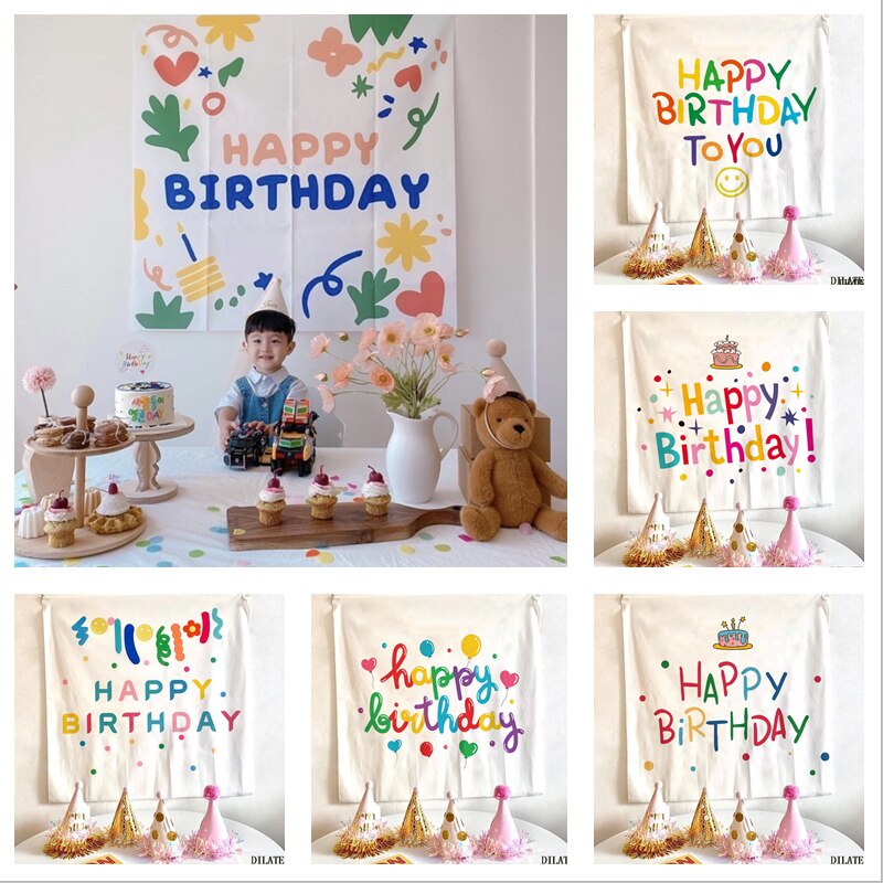 Tấm Vải Treo Tường Trang Trí Tiệc Sinh Nhật