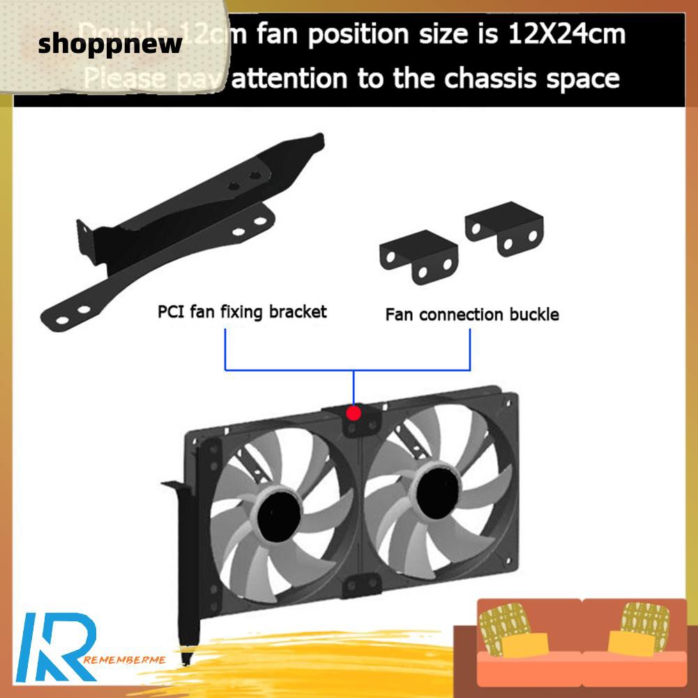 Giá Đỡ Quạt Kép Pci 90mm 120mm Cho Desktop Card Đồ Họa