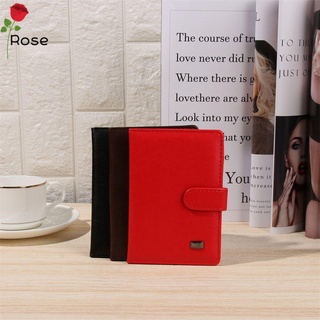 Túi Da PU Đựng Hộ Chiếu / Thẻ Chăm Sóc Sức Khỏe Chống Nước Đa Năng