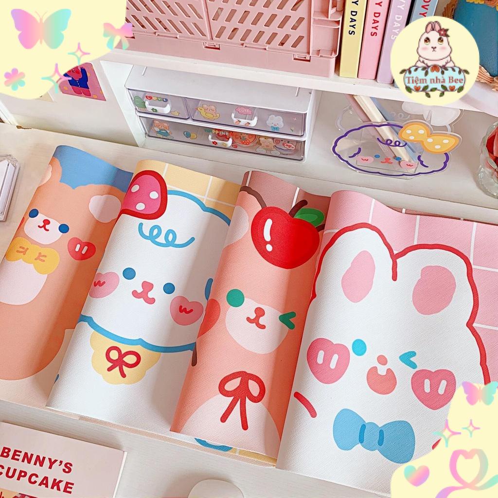 Miếng lót chuột máy tính cỡ to hoạt hình - Thảm lót tay trải bàn học, bàn làm việc decor nhiều hình cute nhựa PVC