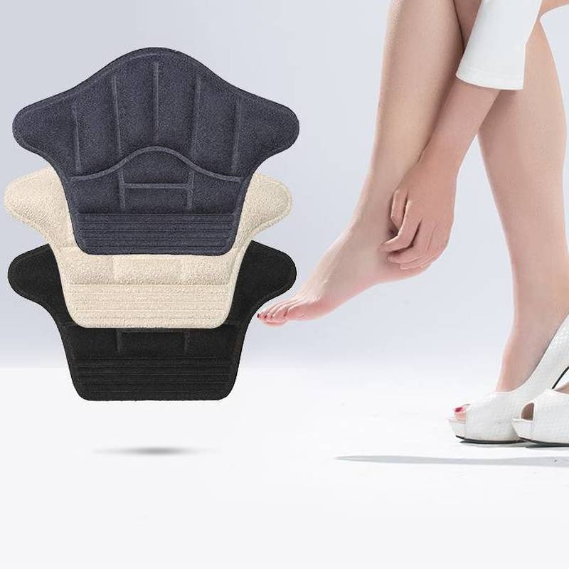 Set 1 Cặp Đế Lót Giày Cao Gót Bằng Xốp Phối Lưới Thoáng Khí Giảm Đau Cho Nam Nữ