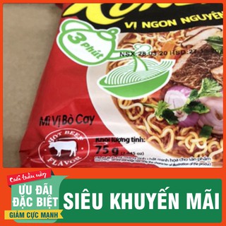 Gói mì cay ăn liền koreno paldo úp 3 phút vị bò cay 75g, mì ăn liền sợi nhỏ