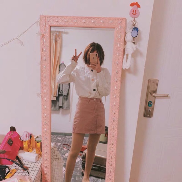 chân váy chữ A ulzzang order chân váy jean bò dáng hàn quốc ẢNH THẬT CUỐI HÌNH | BigBuy360 - bigbuy360.vn