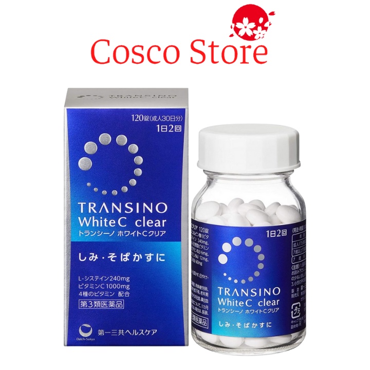 Viên uống TRANSINO WHITE C 120 viên