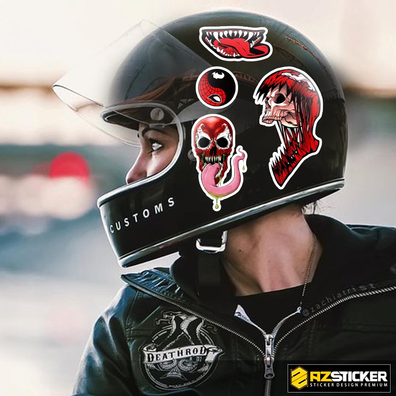Set Sticker VeNom | Dán Nón Bảo Hiêm, Điện Thoại, Laptop, Bình Nước...Chống Nước, Chống Bay Màu..