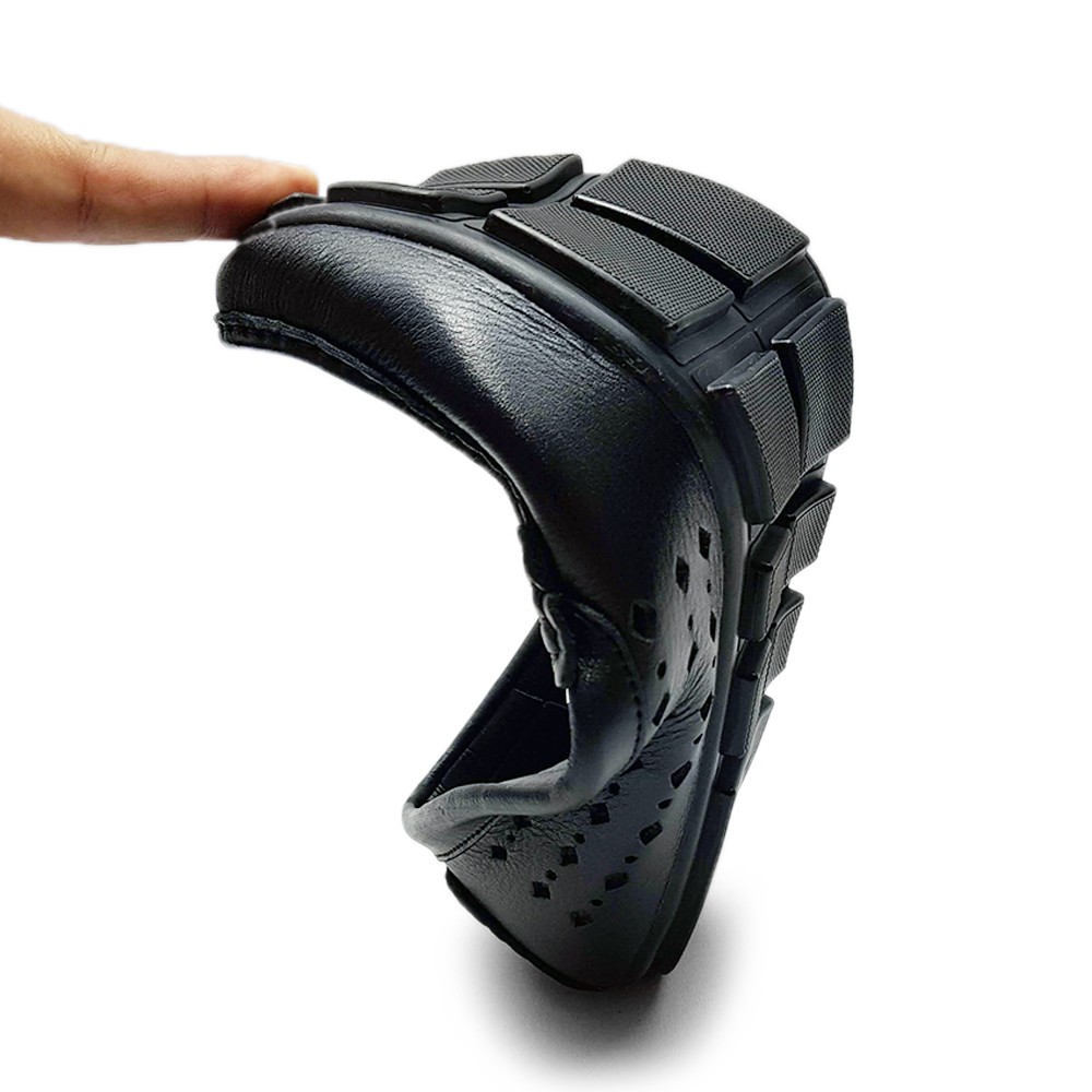 Giày Mọi Hè Giày Mùa Hè Nam Da Bò Thật Ensado MH0416