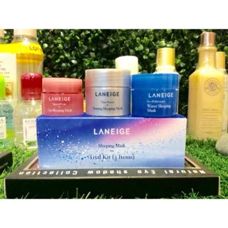 Set 3 sản phẩm mặt nạ ngủ mini của hãng laneige