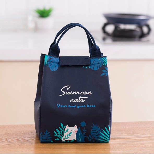 Túi đựng cơm giữ nhiệt Thank You vải Oxford (size 18x15x24cm) | BigBuy360 - bigbuy360.vn