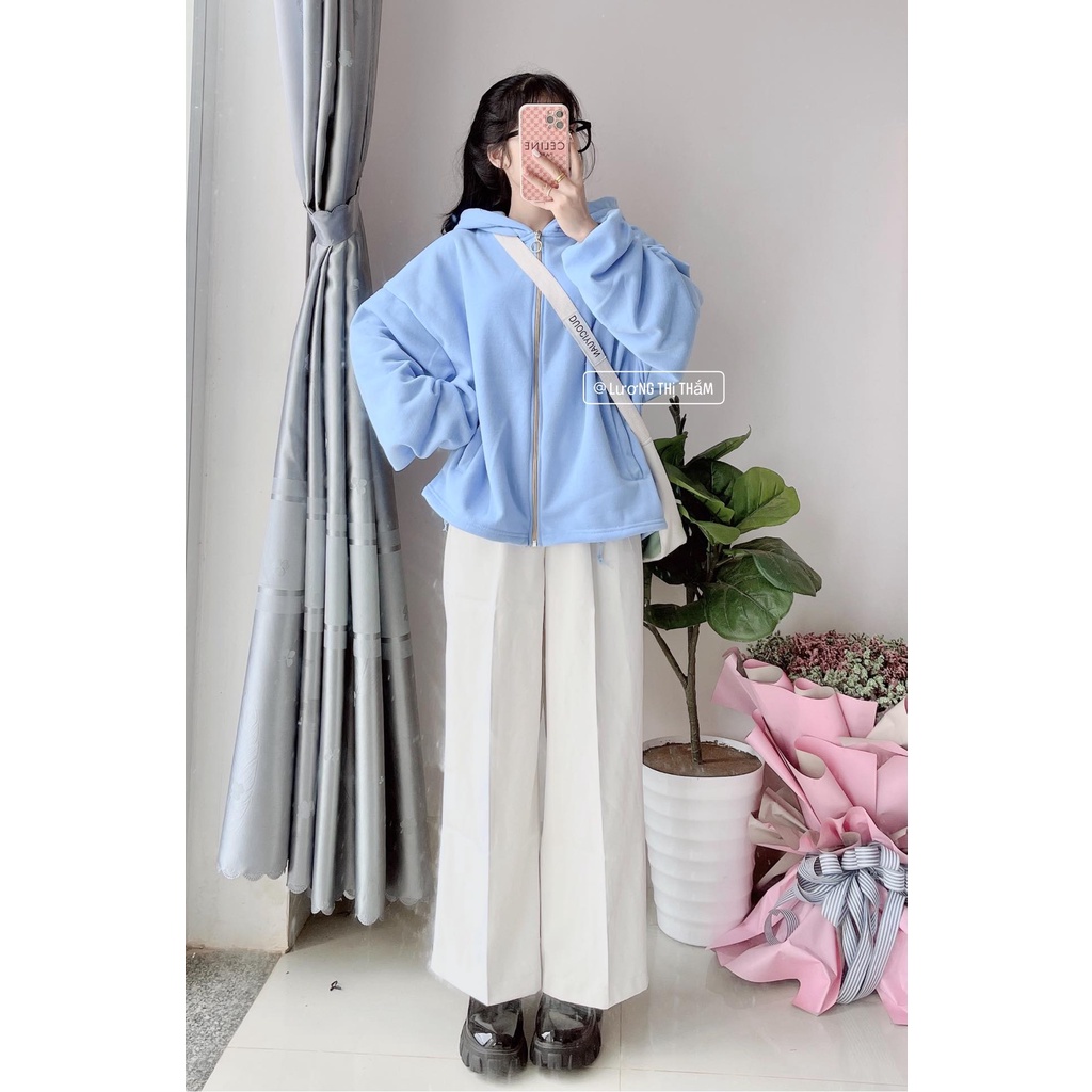 ÁO KHOÁC TAY PHỒNG CÓ NÓN 6 MÀU