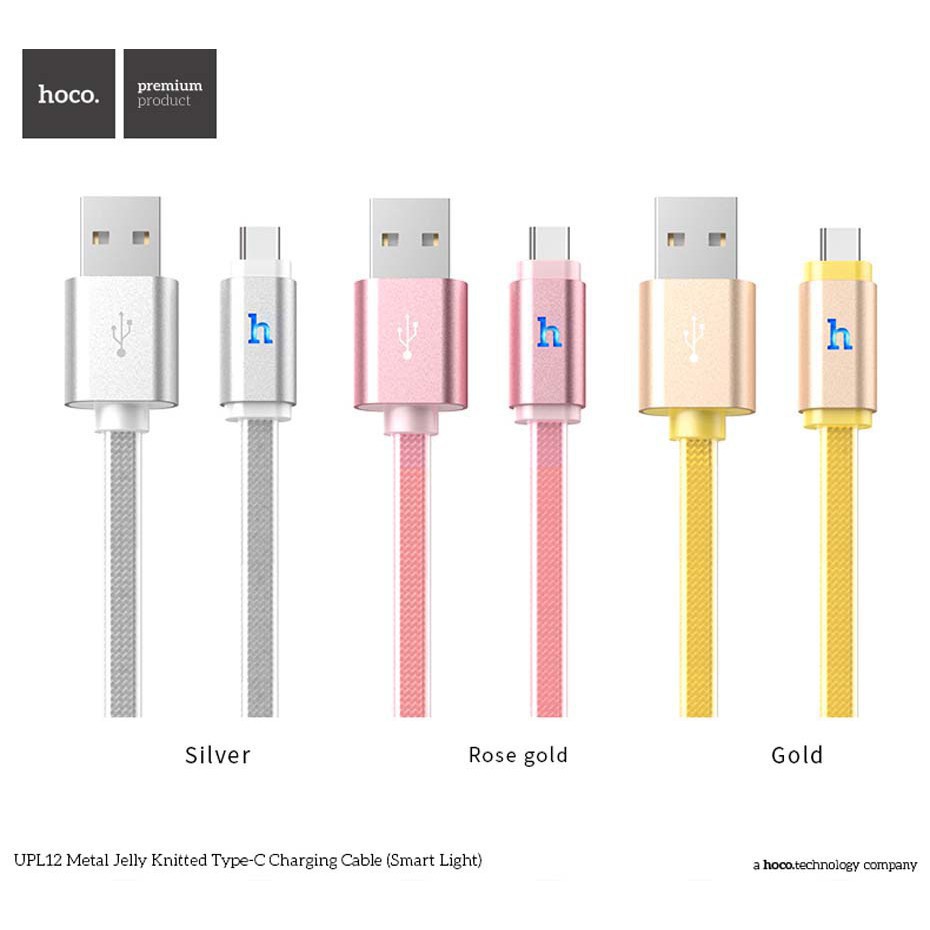 Cáp Sạc Lightning Hoco UPL12 LED Chính Hãng Cho IPad Pin Dự Phòng Cáp Sạc Tai nghe Bluetooth Airpods I12 IPhone