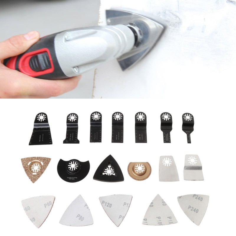 Bộ 38 cái lưỡi cưa cho máy chà nhám & cắt rung đa năng Fein Bosch Dremel Makita skil