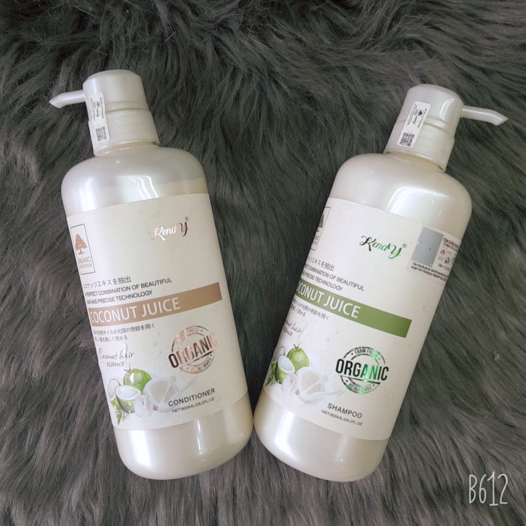 Dầu gội hương dừa chống gàu, rụng tóc, kích mọc tóc Kendy 800ml