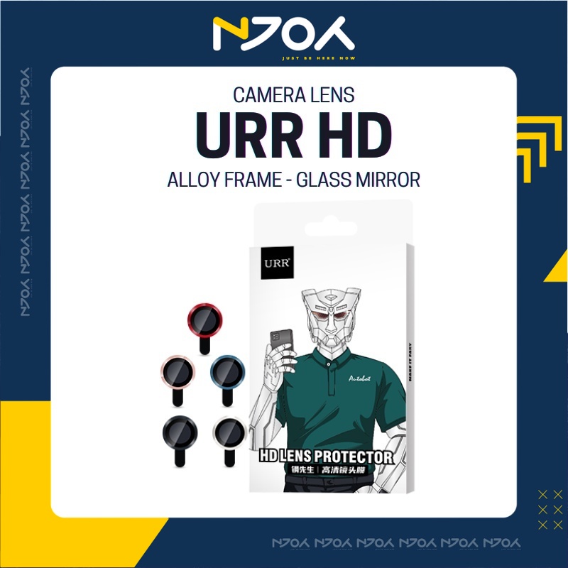 Bộ Vòng Cường Lực Bảo Vệ Camera Urr Có Khung Hỗ Trợ Dán Cực Dễ Cho 13 Pro Max 12 Pro Max Njoyshop