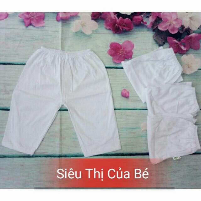 Quần dài trắng cho bé