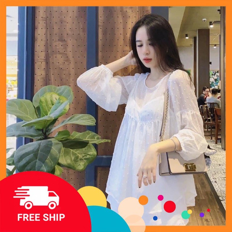 Sét Von Trắng Von Bông Cực Đẹp Về Hàng [ 𝐅𝐑𝐄𝐄 𝐒𝐇𝐈𝐏 ]Chất Von Lụa Mềm Đẹp Áo Lót 2 Lớp Hàng May kỹ
