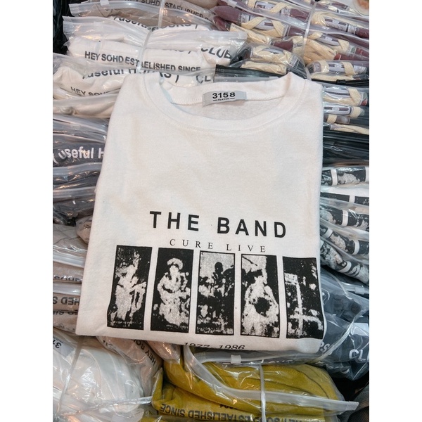 (XẢ HÀNG) Áo phông 3158- áo thun the band chất tuyết nhung quảng châu loại 1 form rộng