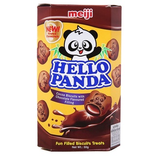 Bánh Gấu Meiji Hello Panda Double Chocolate