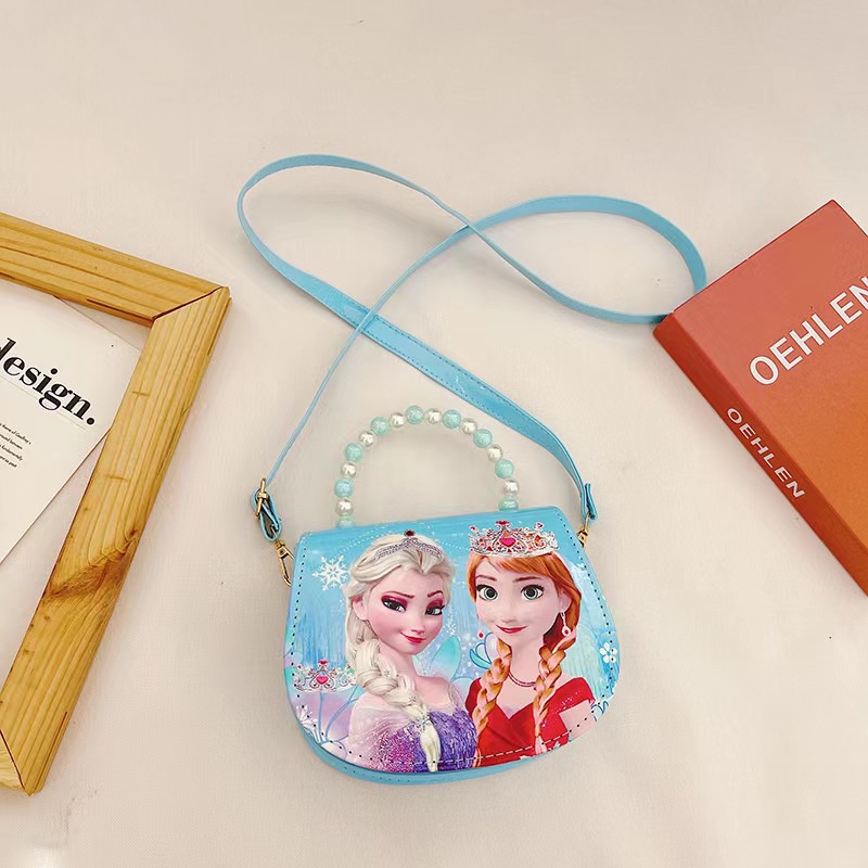 Túi Xách Đeo Vai Công Chúa Elsa Đáng Yêu Thời Trang Cho Bé Gái