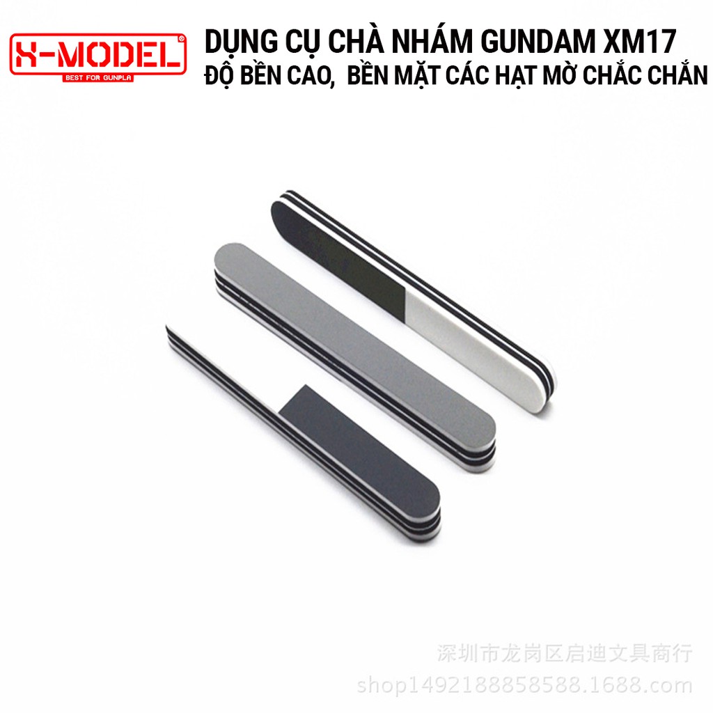 Dụng cụ mài đánh bóng, chà nhám Gundam phụ kiện XMODEL chuyên dụng, cao câp