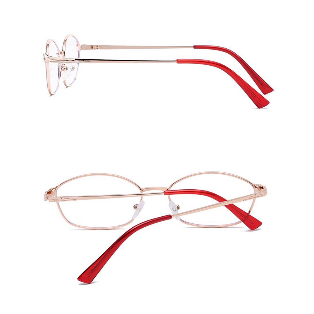 Kính Đọc Sách Gọng Kim Loại Chống Bức Xạ / Bức Xạ Cho Nam Và Nữ