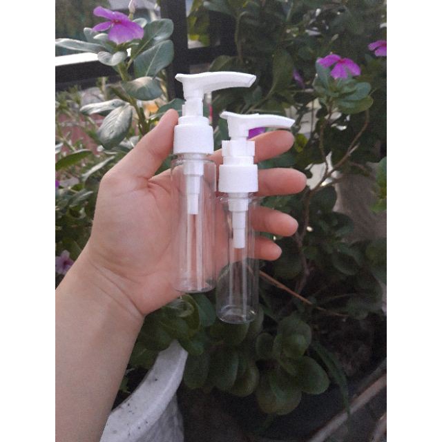 Chai Chiết Mĩ Phẩm ❤ RẺ VÔ ĐỊCH ❤ Chai nhựa pet xịt vòi nhấn 100ml,150ml,200ml,250ml chiết mỹ phẩm