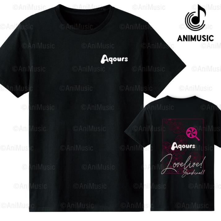 NEW Áo thun Love Live Sunshine Aqours Ruby (Black) ngắn tay