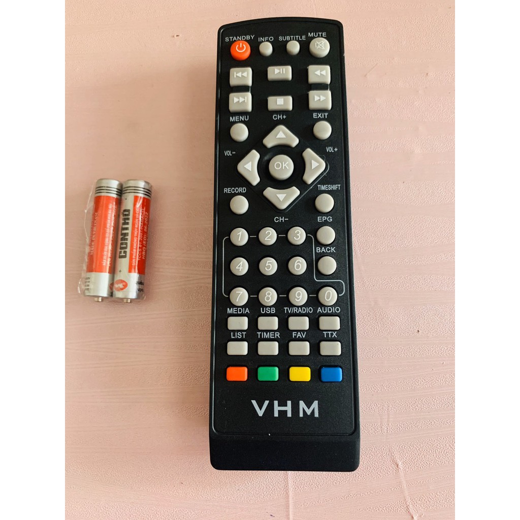 REMOTE ĐIỀU KHIỂN VHM NGAN SỬ DỤNG HẦU NHƯ ĐƯỢC CHO ĐẦU THU KTS VINASAT VÀ KTS DVB T2