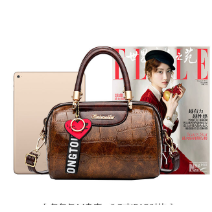 Túi đeo chéo BOSTON giả da cá sấu thời trang sang trọng cho nữ