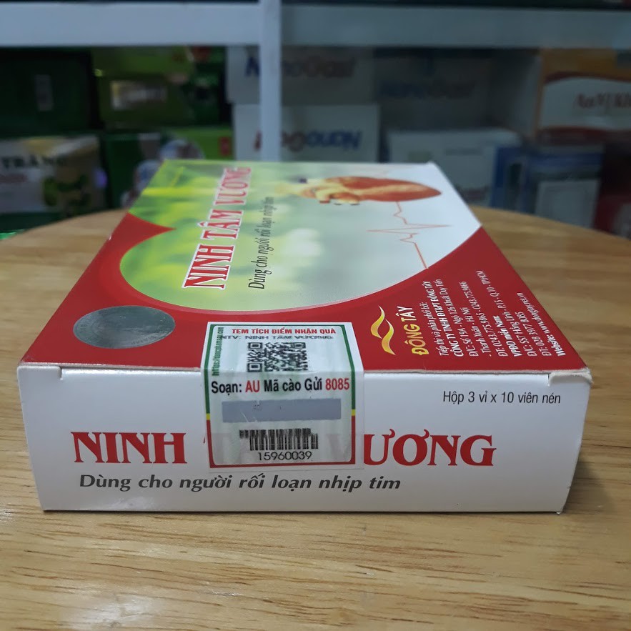 NINH TÂM VƯƠNG - Dùng cho người rối loạn nhịp tim