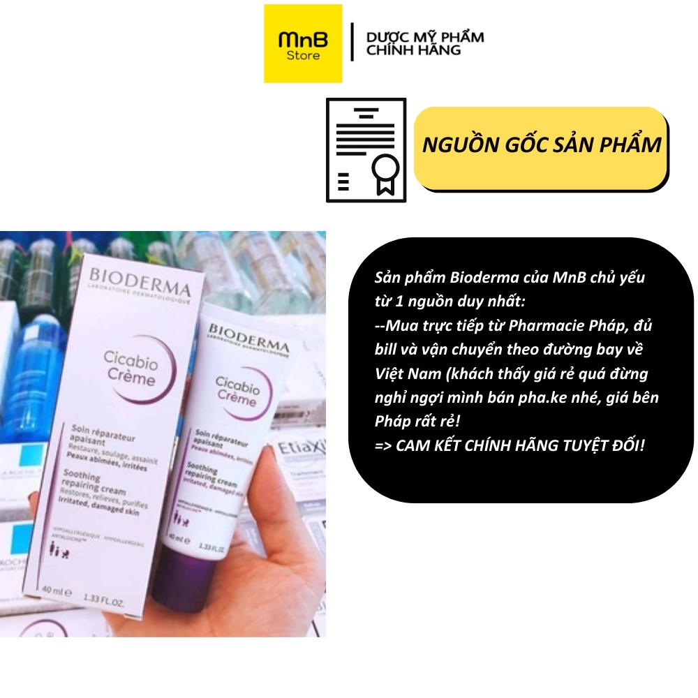 Kem dưỡng phục hồi Bio Cicabio Cream làm dịu và giảm đỏ rát da 40ml