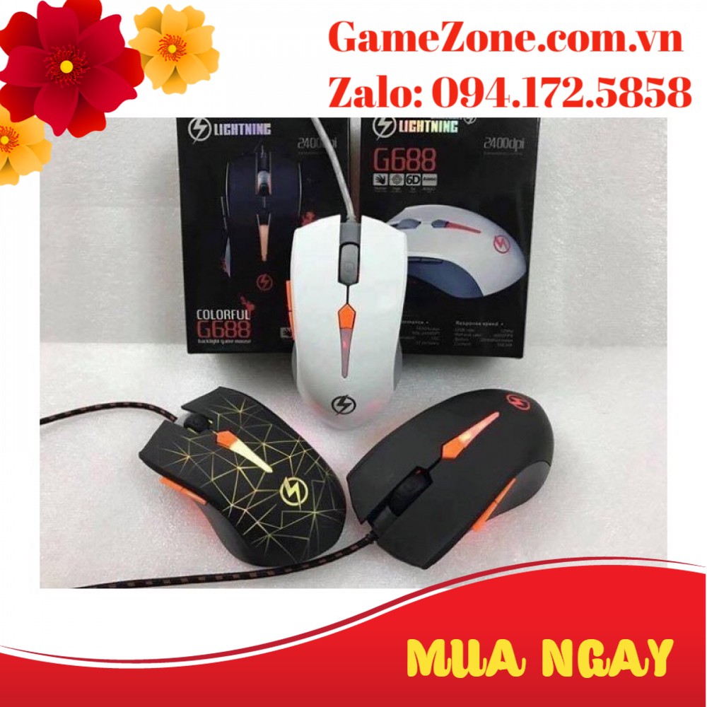 Chuột Lightning GX-688 Chuột game có led