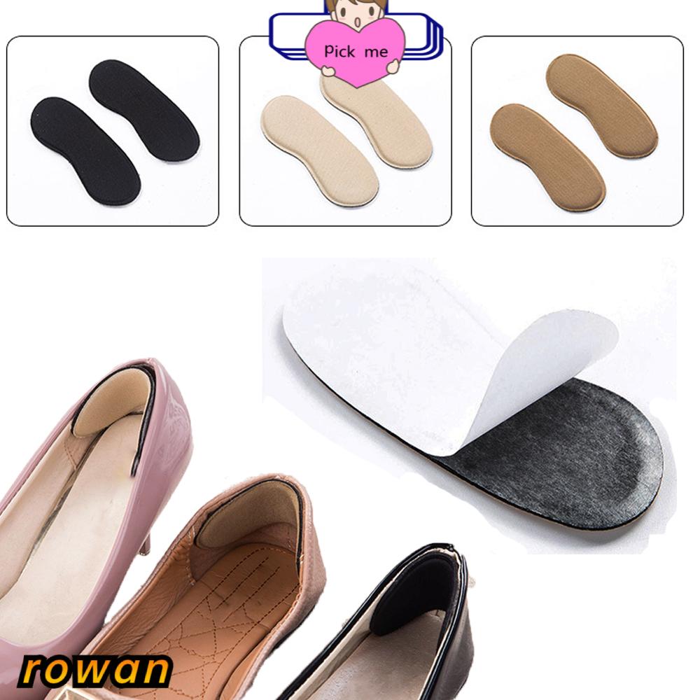 ROW Woman Heel Grips Insoles Cushion Liners Shoepad Shoe Boot Pad Fashion Increase Suede Comfortable Foot Protector/Multicolor