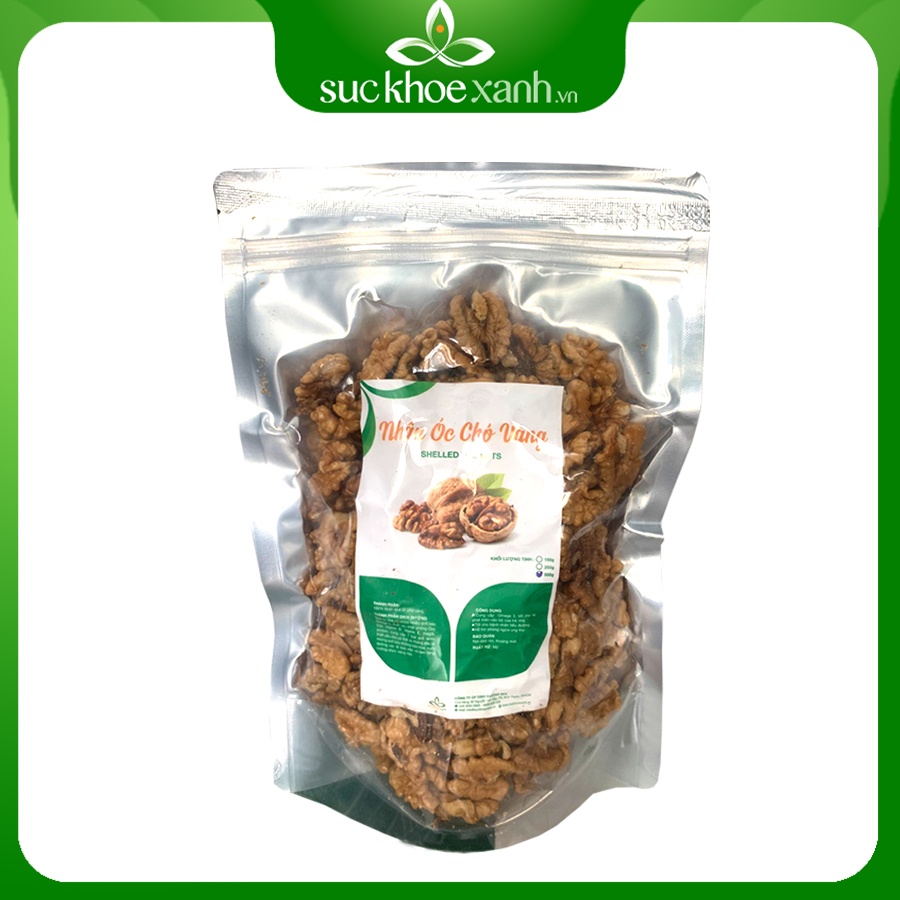 Nhân quả óc chó vàng Mỹ 500g cung cấp Omega 3