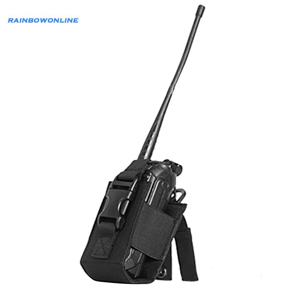 ❤RAIN❤Outdoor Molle Radio Walkie Talkie Holder Bag Magazine Pouch Pocket